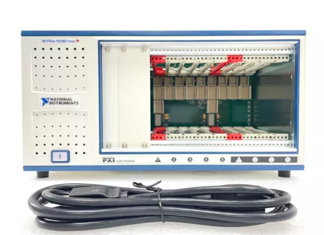 National Instruments NI PXIe-1078D TCXO PXI LOW POWER 9-Slot CHASSIS w/ PWR CORD