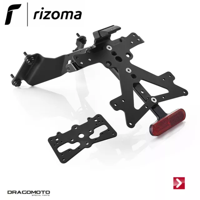 SUZUKI GSX R 1000 2019-2020 Kit Porta targa Fox RIZOMA PT415B Nero