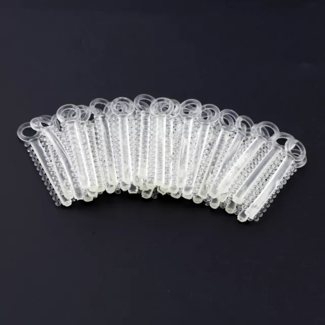 1 Pack Dental Orthodontic Elastic Ligature Ties Clear Color (1040pcs)