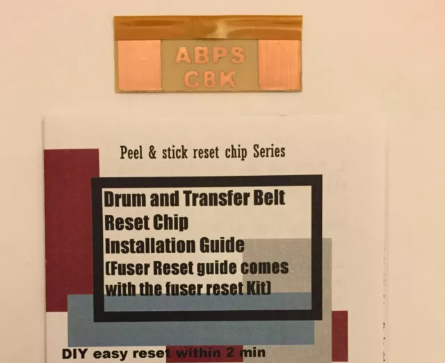 EASY RESET Drum Belt Fuser Reset kit for OKI C801 C810 C830 MC851 MC860 [C8KA3-8