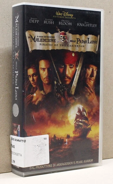 LA MALEDIZIONE DELLA PRIMA LUNA VHS Walt Disney JOHNNY DEPP EUR 2