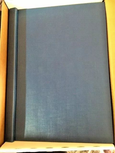 10 Couvertures Rigides Impressbind 10,5mm Bleu Finition Lin Leitz Reliure 71-105 2