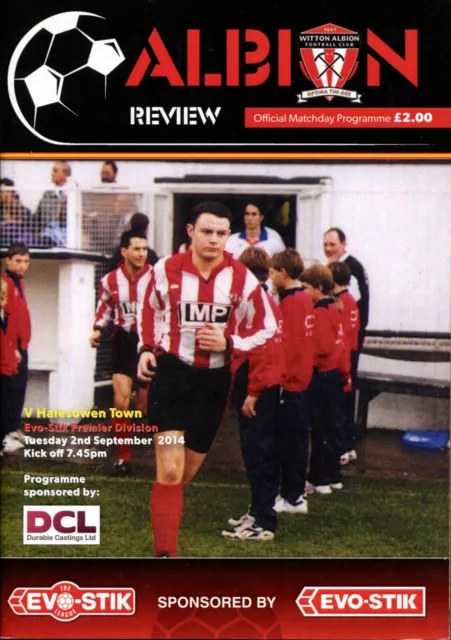 Witton Albion v Halesowen Town 02/09/14 Northern Premier Division