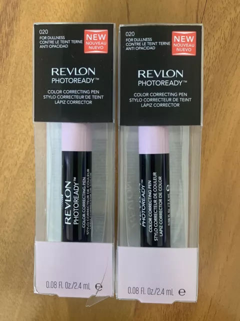 2 x Revlon Photoready Colour Correcting Pen For Face Dullness - 020 Lavender