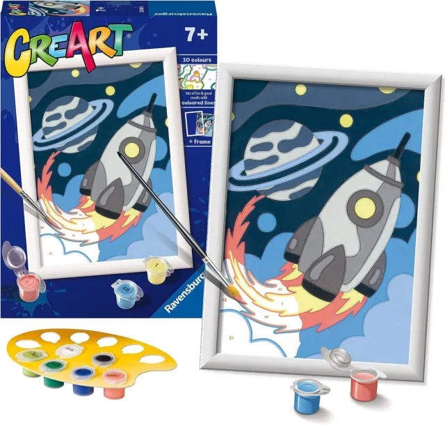 RAVENSBURGER CREART SPACE Explorers Paint by Numbers for Children