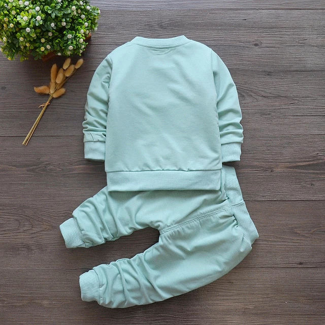 Abiti bambina pullover tuta top + pantaloni bambini set vestiti ragazzo 4