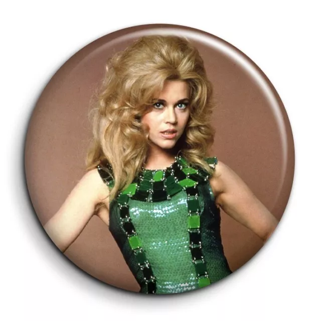 Jane Fonda 1 Badge Epingle 38mm Button Pin