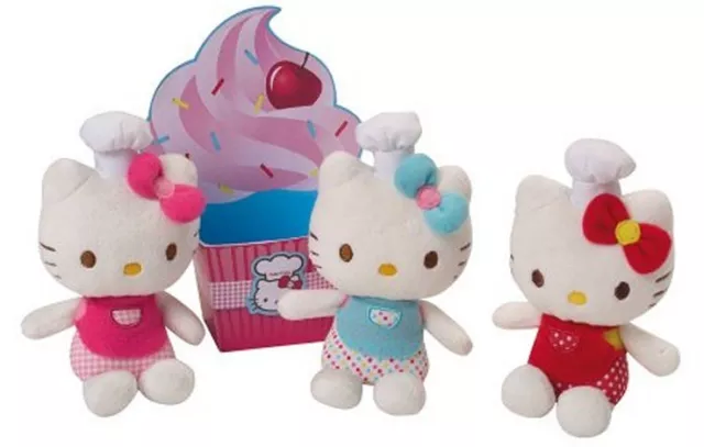 ♥ Hello Kitty Mini Weihnachten Plüschtier Köchin Koch Kuscheltier Schmusetier ♥