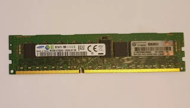 Samsung Server RAM M393B1G70QH0 8GB 1Rx4 PC3L-12800R DDR3-1600 ECC Reg