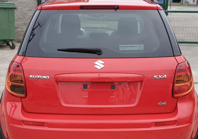 Suzuki SX4 RW 2006-2014 Tailgate Boot Lid Panel with Rear Glass Bright Red 5 ZCF