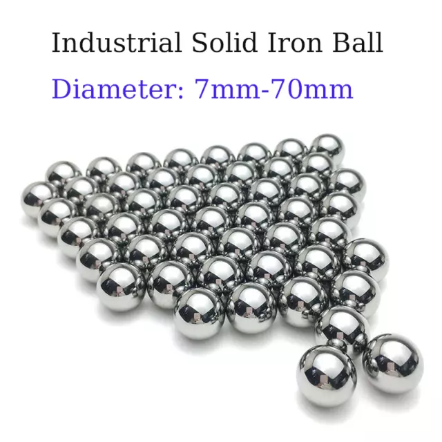 Solid Iron Ball 7mm-70mm Industrial Slingshot Balls Spheres Pellets Bearing Ball