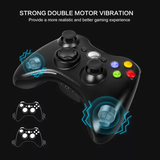 For Xbox 360 Game Console Wireless Controller Remote PC Gamepad Joystick New 3