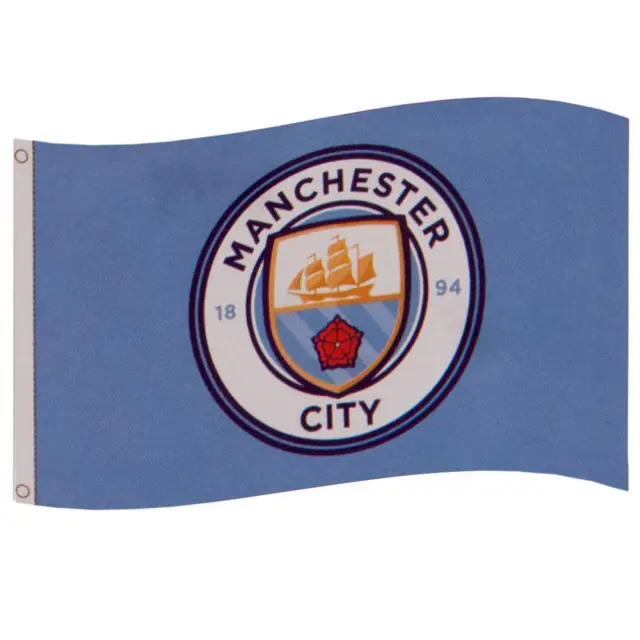 Manchester City FC Core Crest Flagge