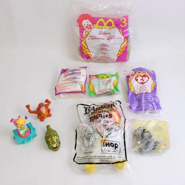 LOTE DE Surtido Niños Comida Juguetes Mcdonald Ihop Burger Rey