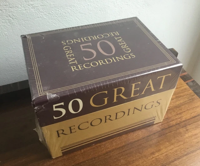 50 GREAT RECORDINGS / Sony Classical 50Cd Box Set (Like New