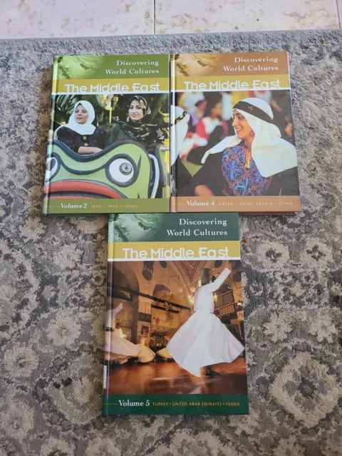 Discovering World Cultures  The Middle East Volumes 2,4,5. Great Condition