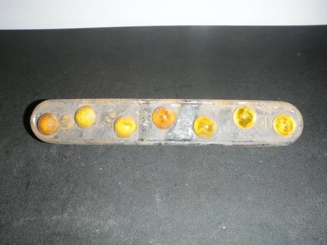 Vintage 1920'S 1930'S  Yellow Gold Stoplight Tail Light Accessory Packard Auburn