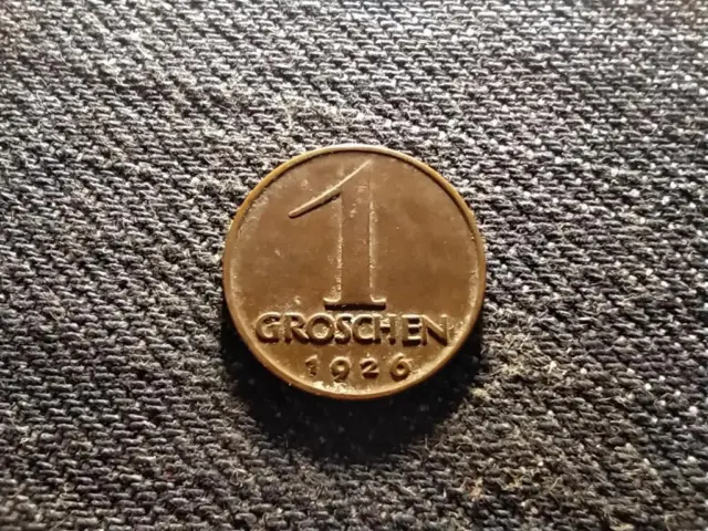 Austria 1 Groschen Coin 1926