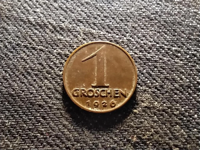 Austria 1 Groschen Coin 1926