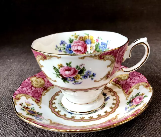 Vintage Royal Albert “Lady Carlyle” Tea Cup & Saucer