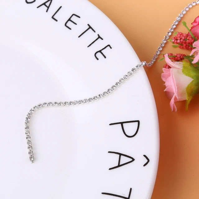 Rhinestone Chain Cloth Rinestone Chain Rhinestone Cup Chain For Jewelry Making
