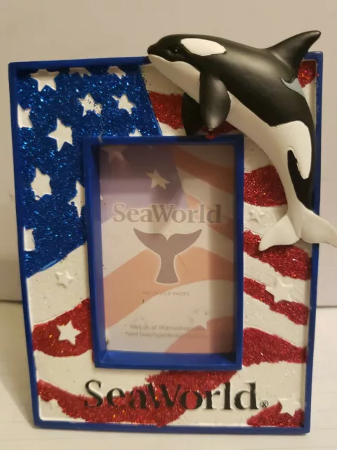 Seaworld Orca America Flag, 2 X 3