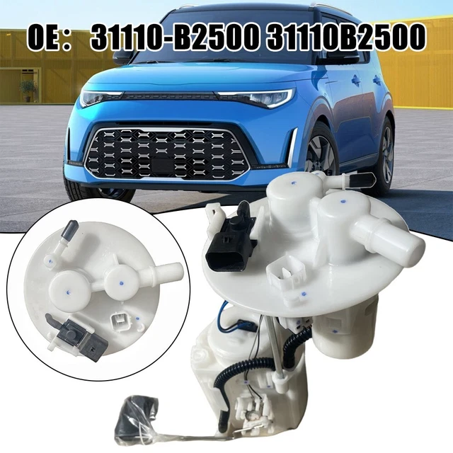 Pompe à carburant finition blanche avec capteur pour Kia Soul 2014 2015 L4 1 6L