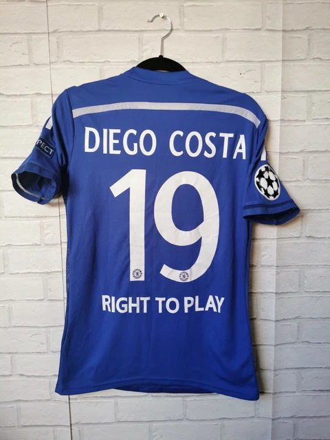 Chelsea No19 Diego Costa Home Jersey