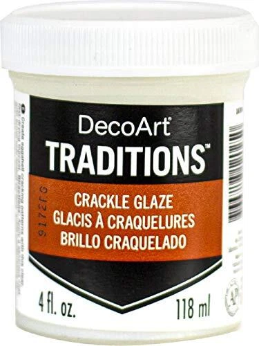 DECO ART CRACKLE blanco esmaltado