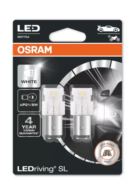 Glühlampe Osram 7528DWP-02B Ledriving Sl P21/5W 12V 1,7W (21/5W) BAY15d 6000k