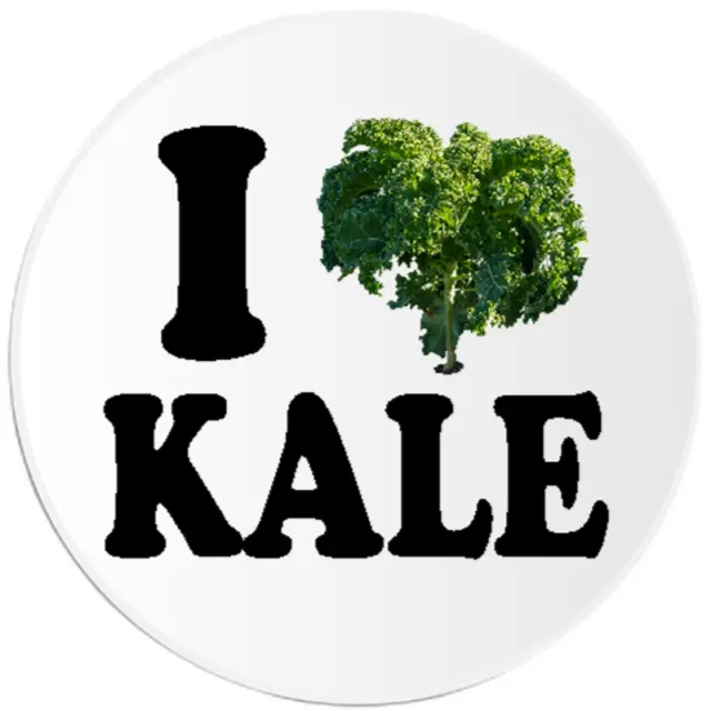 I Love Kale - 100 Pack Circle Stickers 3 Inch - Vegetable Veggie
