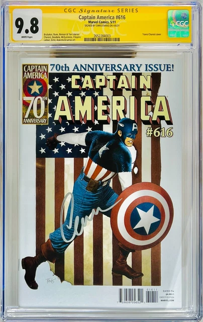 CGC Signature Series Graded 9.8 Captain America #616 Chris Evans Auto