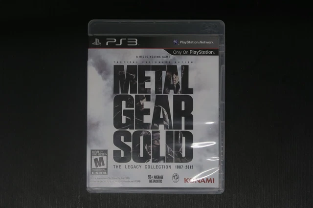 METAL GEAR SOLID Legacy collection PS3 Complet US USA Sony PlayStation
