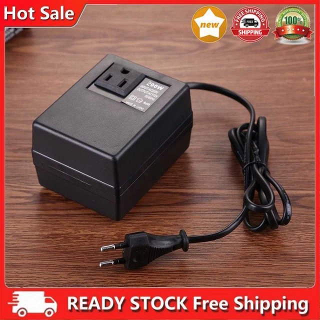 300W CA 220V a 110V convertidor de voltaje transformador enchufe de la UE adaptador de alimentación
