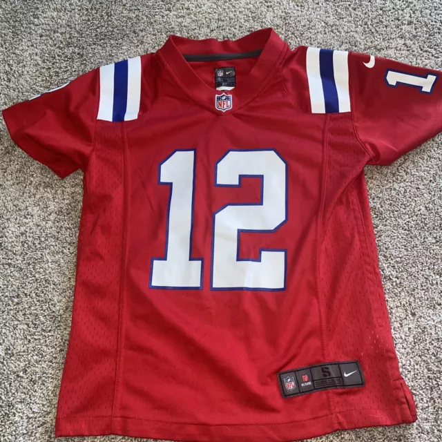 Tom Brady New England Patriots NFL Football Jersey Nike Small