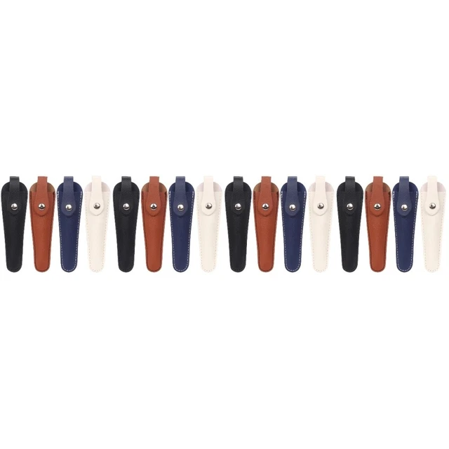 16 uds Funda de tijera de coser de cuero PU 16 uds