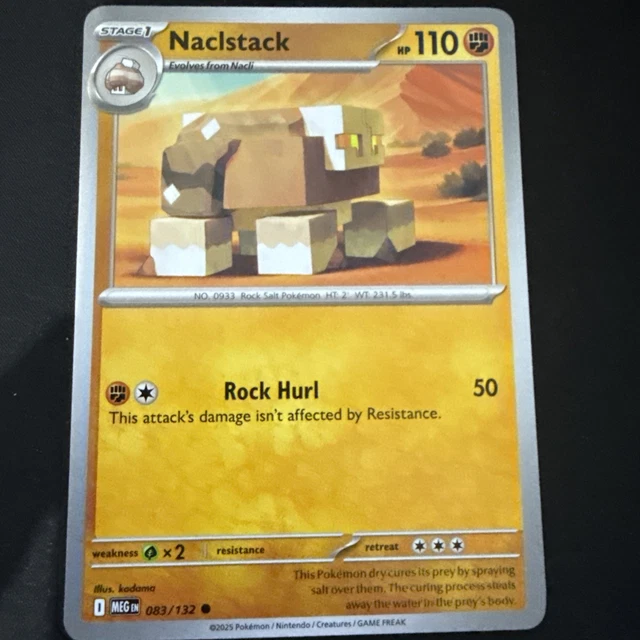 POKÉMON TCG MEGA Evolutions - Naclstack 083/132 - Near Mint £1.21 ...