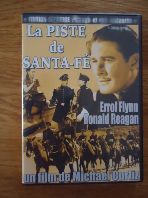 DVD * LA PISTE DE SANTA FE * Errol FLYNN Olivia DE HAVILLAND WESTERN