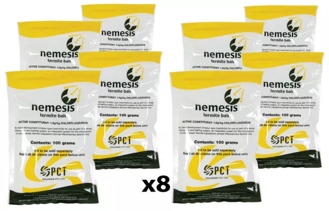 Nemesis Termite Bait x 8 100g PCT Chlorfluazuron (Eight Baits)