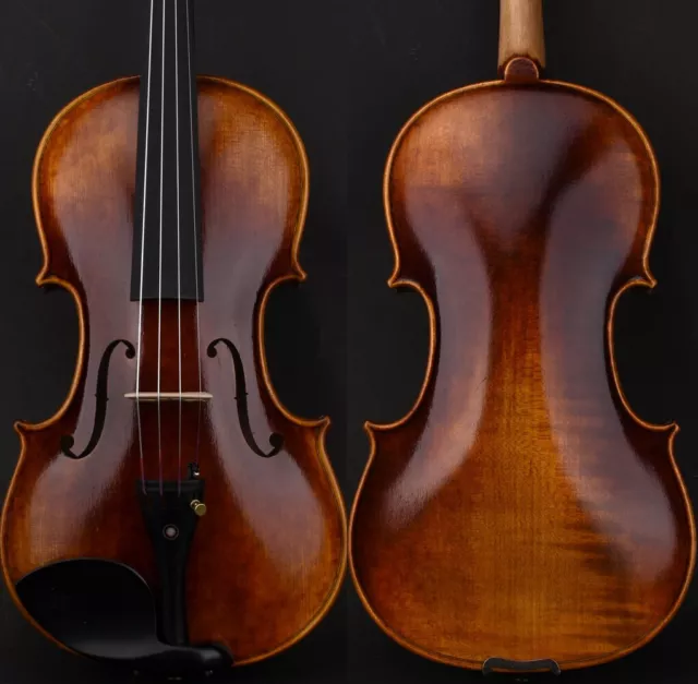 M20+ Master Antique/Old Strad 1715 Copy Cremonese Violin 4/4 European Wood Clean