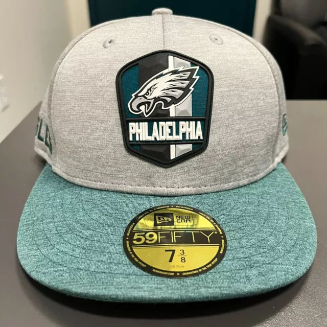 Men's New Era Philadelphia Eagles 2018 NFL Sideline Hat - Size 7 3/8
