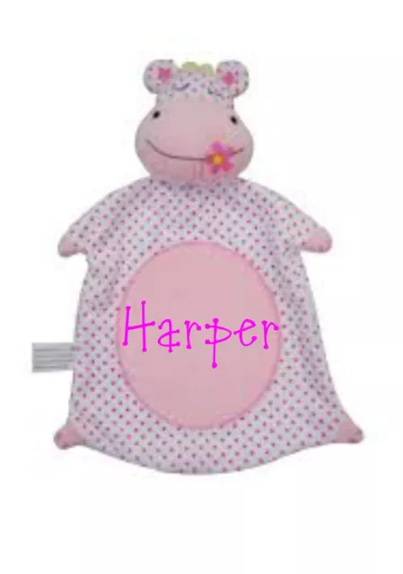 personalsied Pitter Patter Baby boys/ girls daisy cow Teddy Comforter