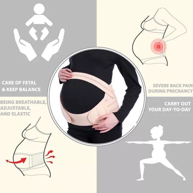 Special Pregnancy Maternity Support Belt Back Bump Belly Band Waist Lumbar Brace