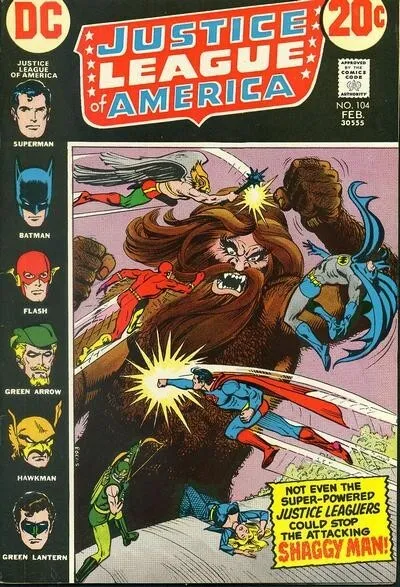 Justice League of America #104 DC Comics 02/73 (FRGD 1.5/Stock Image)
