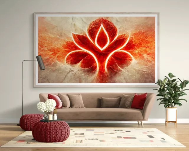 Chakra Powerful Root Painting Wall Art Poster Premium Quality Choose your Size 2