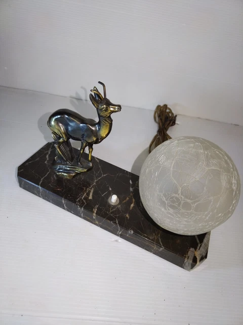 SCULPTURE JOUEUR DE footballeur régule socle marbre art déco trophée Gallot EUR 49,00 - FR