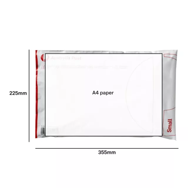 Australia Post MyPost Business Flat Rate Satchel Small – 100 Pack 2