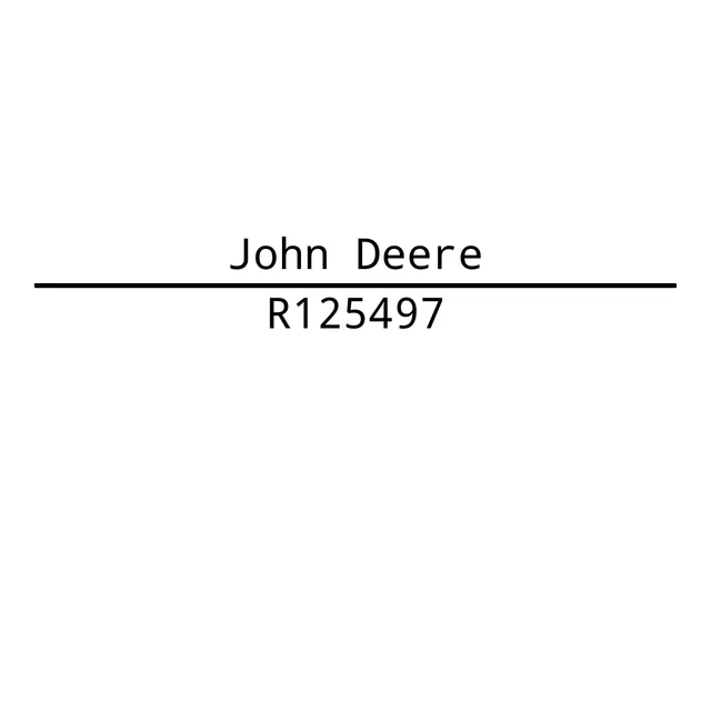John Deere R125497 Deflector