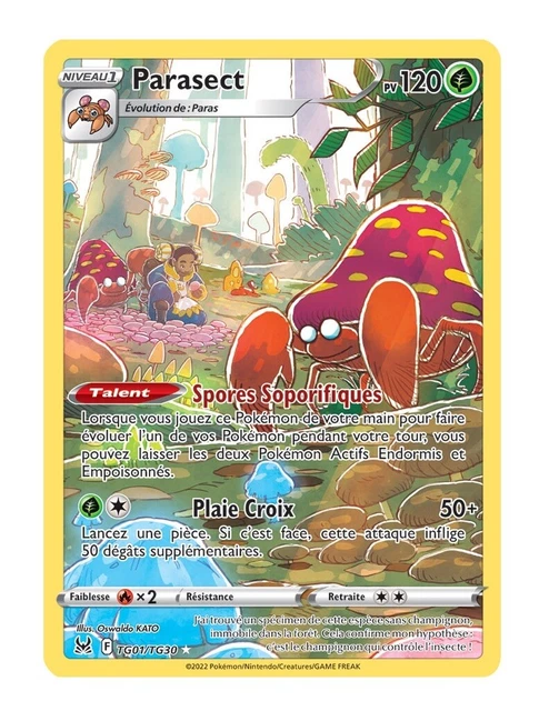 Pokémon - Carte Parasect Origine perdue - Collectaura 7 ( Excellent ) main image 1