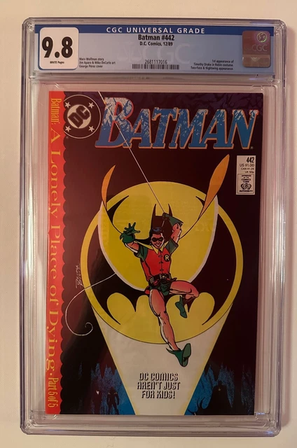 Batman #442 CGC 9.8 (1989) 1st App of Tim Drake as Robin 🔥 POP 506 Perfect 4 SS